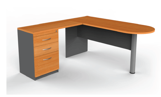 Estación de trabajo medio punto