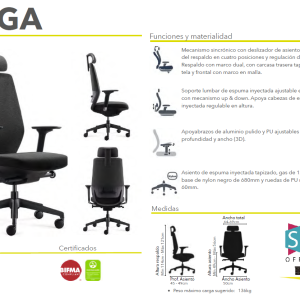 SILLON PROFESIONAL SAGA